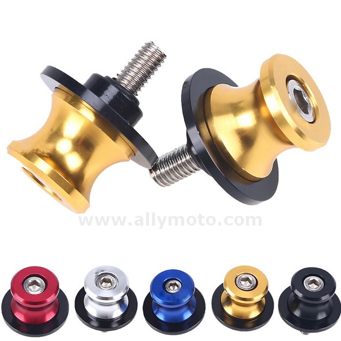 91 8Mm Cnc Aluminum Swingarm Spools Slider Universal Rear Motorcycle Stands Screws M8 Bobbins@3